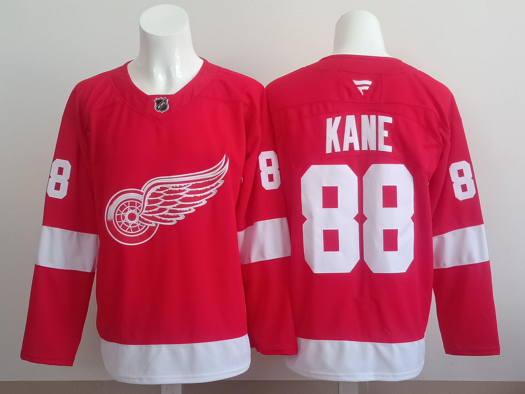 Men 2025 Detroit Red Wings #88 Kane Red NHL Jersey style 01